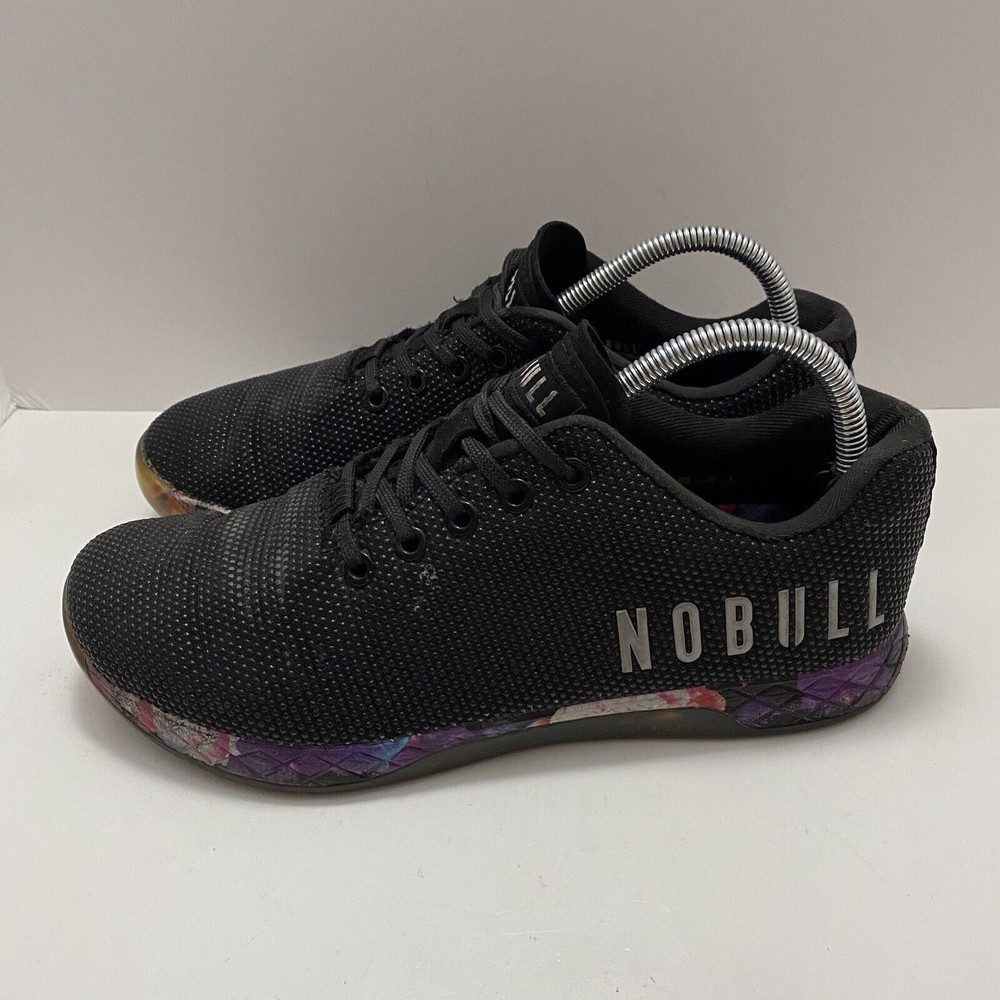 NOBULL Midnight Palm Shoes Men's Size 8.5 Women’s Size 10 Black Floral Trainers